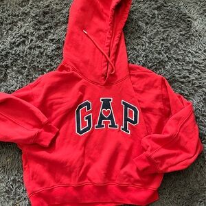 GAP Red Hoodie with Logo
